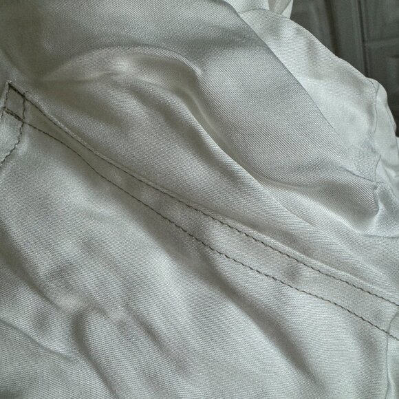 Ann Demeulemeester large white blouse boyfriend oversize silk button dow… - Picture 16 of 16